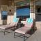Spacious golf course house with pool heater, spa