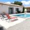 charming vacation rental with heated pool at the foot of the alpilles, in aureille, close to the center of the village on foot, sleeps 6/8 people in provence.