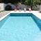 charming vacation rental with heated pool at the foot of the alpilles, in aureille, close to the center of the village on foot, sleeps 6/8 people in provence.