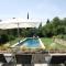 property in les baux de provence, private pool, magnificent view, ideal for 10 people in the alpilles.