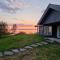 See Lofoten mountains midnight sun and nothern lights in Steigen