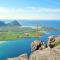 See Lofoten mountains midnight sun and nothern lights in Steigen - Steigen