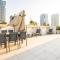 Blue Breeze - Elegant 1BR with Private Jacuzzi & Terrace in JVC - 迪拜