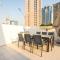 Blue Breeze - Elegant 1BR with Private Jacuzzi & Terrace in JVC - 迪拜