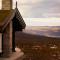 Spacious log cabin panoramic view and hot tub - Lii