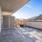 Modernes Studio mit sonniger Dachterrasse