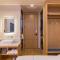 Dequan Luxury Hotel Communication University of China Branch Coffee, fruits, snacks, a gym and a laundry room are provided for free in the lobby - Pékin