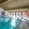 Top Aussicht mit Poolbereich in Skiregion Brigels - 布赖尔