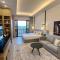 Palm Jumeirah, Studio, Fantastischer Meer-, Beach- und Skyline Blick, Strand