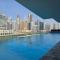 Business Bay Studio Binghatti Canal with Terrace - 迪拜
