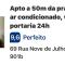 Apto a 50m da praia, com ar condicionado, wifi , portaria 24h