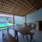 Lazer e piscina com churrasco - بارا فيلها