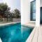 Sunshine Villa with Optionally Heated Pool 150m above Ocean & Sandy Beach