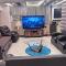 Riverfront Penthouse Studio with Spacious Terrace
