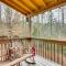Deck and Fire Pit Smoky Mountain Cabin Hideaway!