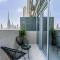 Silkhaus studio in DIFC with Burj Khalifa view, pool & gym
