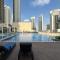 Trophy Lux 2BR Creek Harbour Suites with Iconic Burj Khalifa Views - Dubaj