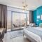 Silkhaus elegant studio with Burj Khalifa view and balcony - Dubai
