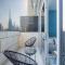 Silkhaus elegant studio with Burj Khalifa view and balcony - Dubai