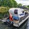 Houseboat on the Peene in Demmin