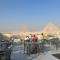 Middle east pyramids view - Giza