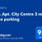 A/L Apt. City Centre 3 min, Free parking