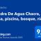 Piedra De Agua Chacra, casa, piscina, bosque, río.