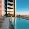 Modern 1-Bedroom Apartment with Stunning Burj Khalifa and city Views