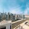 Modern 1-Bedroom Apartment with Stunning Burj Khalifa and city Views
