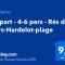Appart - 4-6 pers - Rés du Parc-Hardelot-plage