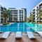 Sleek & Modern 1BR with Luxury Pool in JVC - 迪拜