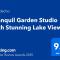 Tranquil Garden Studio with Stunning Lake Views