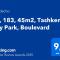 3A, 183, 45m2, Tashkent City Park, Boulevard - 塔什干