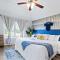 Firepit Table - Large Patio - King Bed - Cowboy Pool - 圆石城
