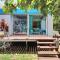 bungalow vue lagon 180 degré, la maison bleue