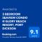 3 BEDROOM SEAVIEW CONDO @ GLORY BEACH RESORT, PORT DICKSON