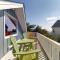 3rd-row beach cottage with ocean views, beach access, deck, & grill