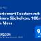 Apartement Seestern mit kleinem Südbalkon, 100m zum Meer