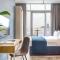 Silkhaus modish studio with Burj Khalifa view, pool access - Dubai