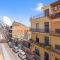 Terrace under Taormina just a few minutes walk to the free beach and downtown!