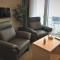Apartment 33 "Fördetraum" mit Sauna, Apartmenthaus Hafenspitze Blickrichtung offene See