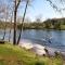 Fish Trap cabin on the Shenandoah River