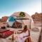 RUM W BUBBLE lUXURY CAMP