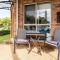 King bed studio seperate entry sauna pool garden view