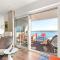 Horizont- direkt am Wasser, Hafenblick, Fahrstuhl, Sauna, ueberdachter Balkon