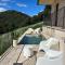 La villa Orso, piscine chauffée , vue panoramique - Sollacaro
