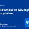 Nid d'amour en Auvergne avec piscine - Le Broc