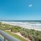 Large balcony with direct oceanfront views and access to complex pool - New Smyrna Beach