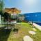 Villa with rooftop bar overlooking sea, pool & vegetable garden - Tamaris