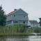 Waterfront Salt Pond House, water view and dock - Charlestown